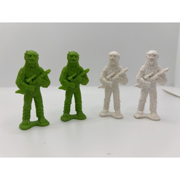 Vintg Galaxy Laser Team 2.25" Green Gorilla Alien PVC Figure 1978 TimMee Toy Lot - Picture 1 of 7